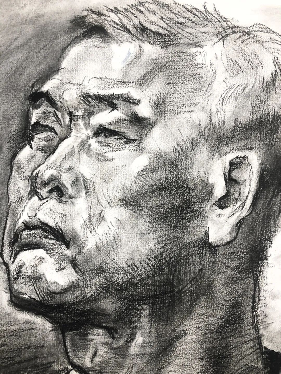 陈永忠老师素描示范直播回顾 陈永忠老师素描示范直播回顾