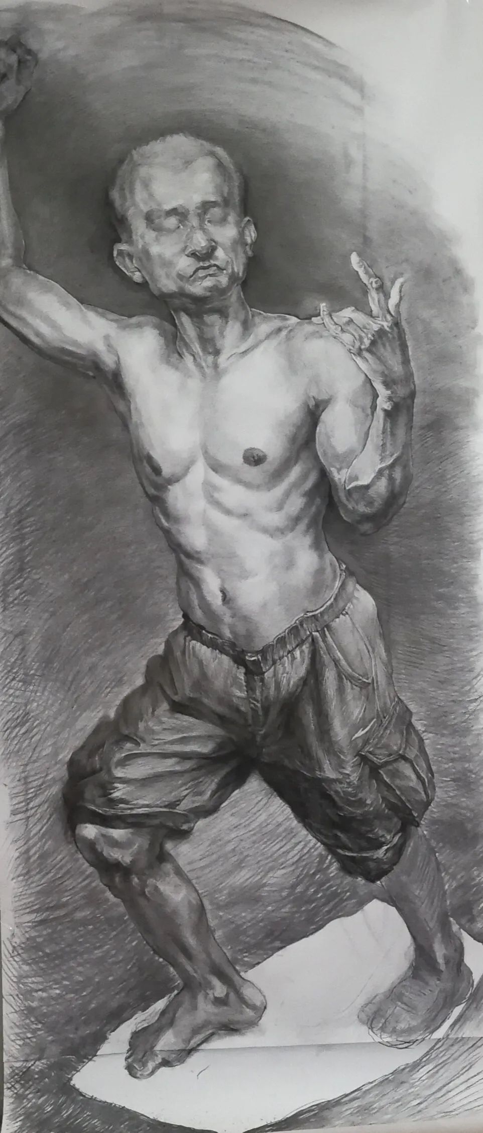 陈永忠老师素描示范直播回顾 陈永忠老师素描示范直播回顾