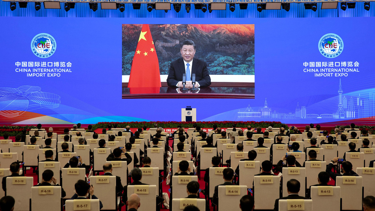 习近平在第三届中国国际进口博览会开幕式上发表主旨演讲 习近平在第三届中国国际进口博览会开幕式上发表主旨演讲