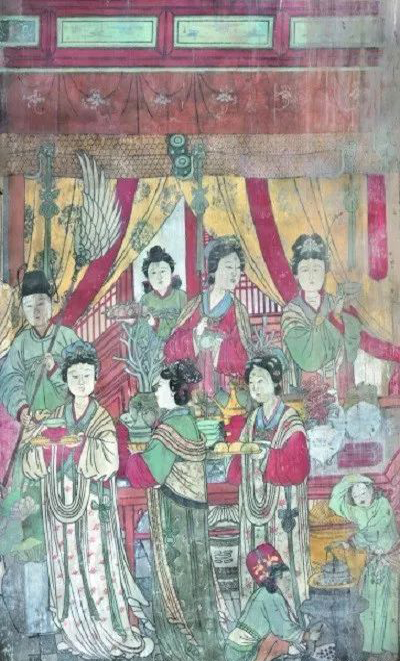 壁画里的吃吃喝喝 壁画里的吃吃喝喝