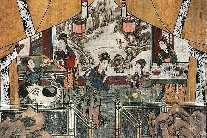 壁画里的吃吃喝喝 壁画里的吃吃喝喝