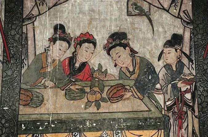 壁画里的吃吃喝喝 壁画里的吃吃喝喝