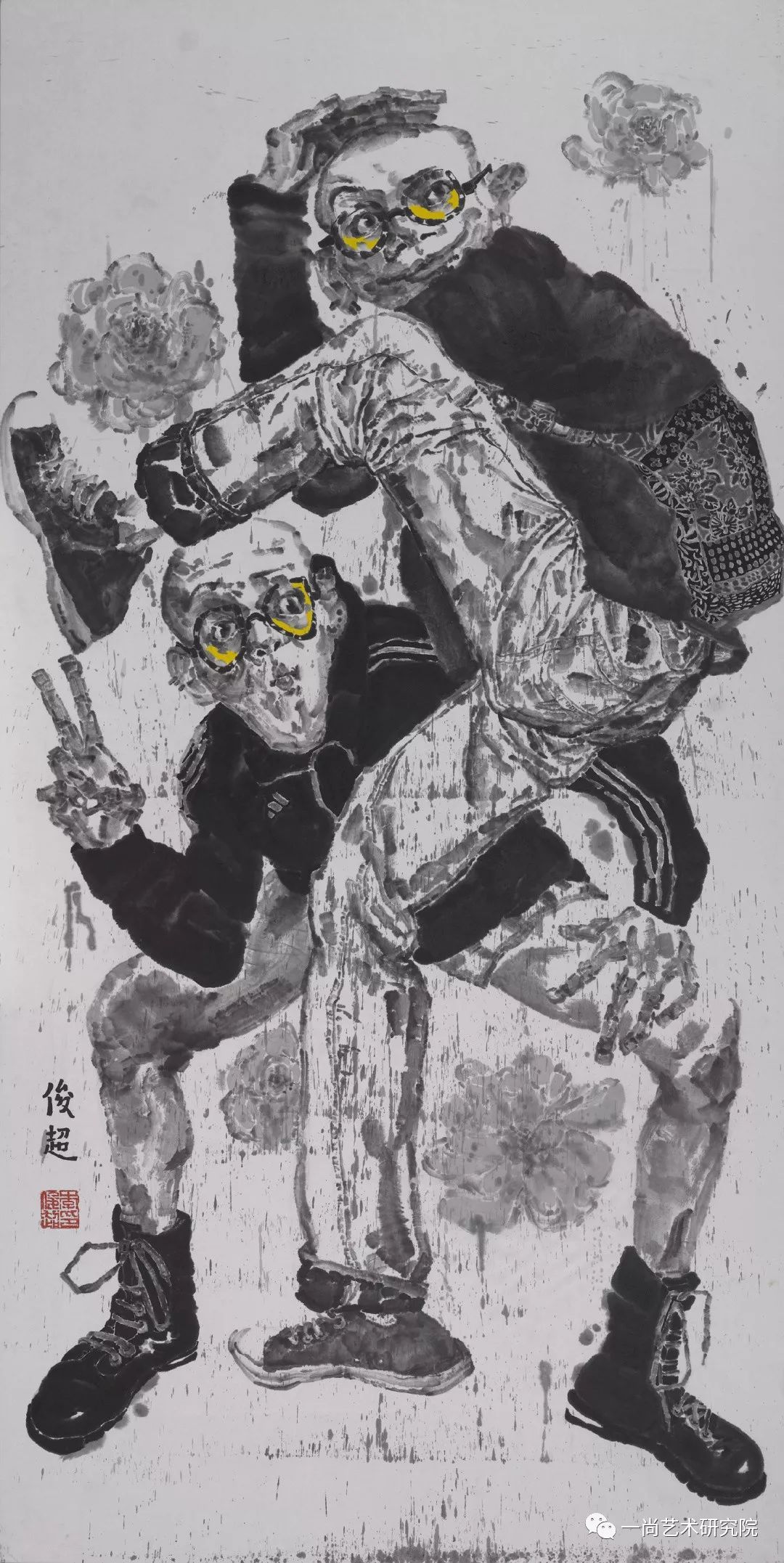 「新锐·微个展」广美| 李俊超:趣怪的水墨肖像 「新锐·微个展」广美| 李俊超:趣怪的水墨肖像