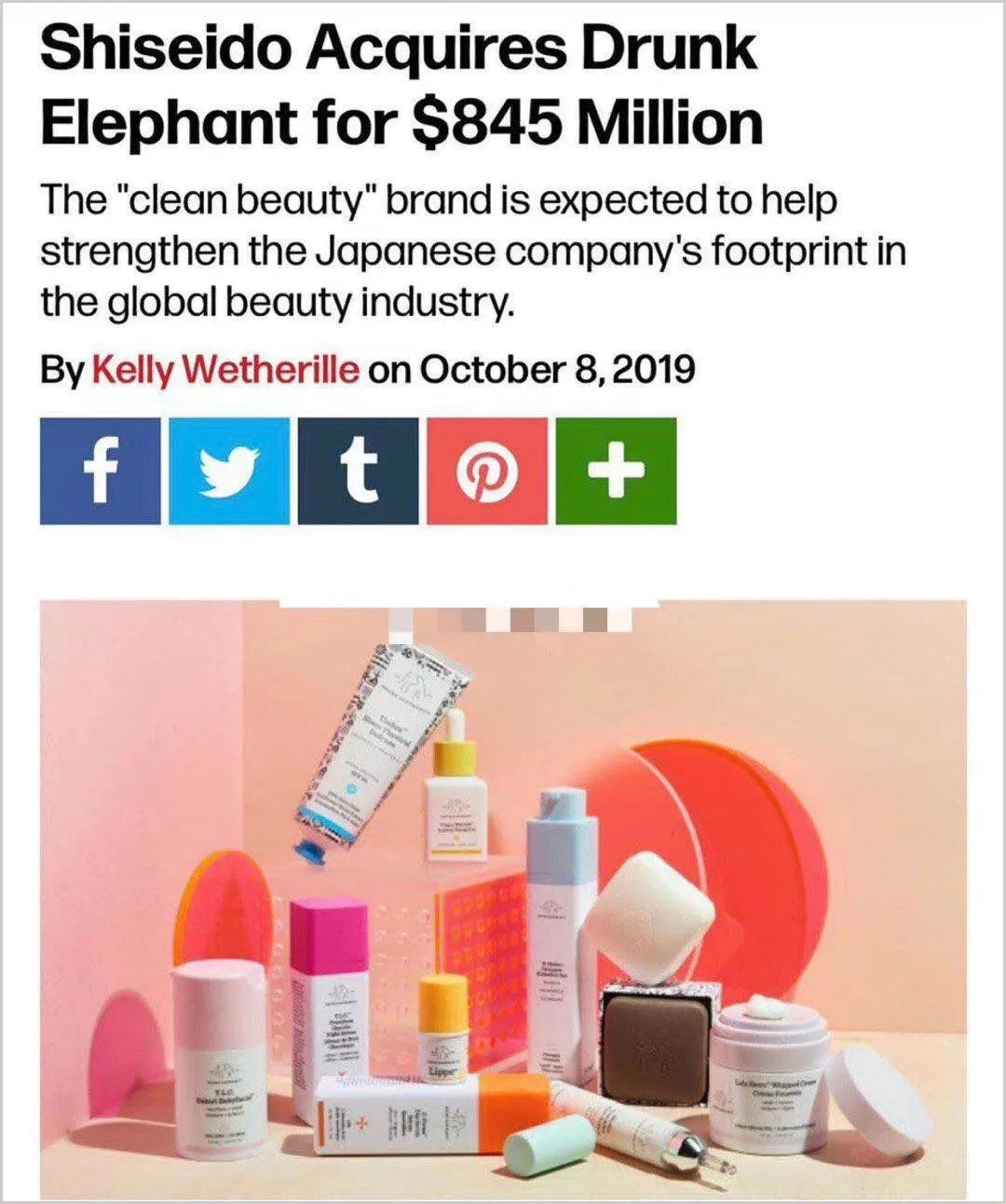 2019 年里，全球美容美妆产业的前 100 强企业都经历了什么