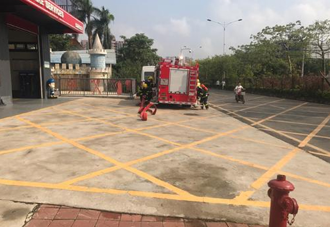 西丽街道小型消防站路面硬化工程