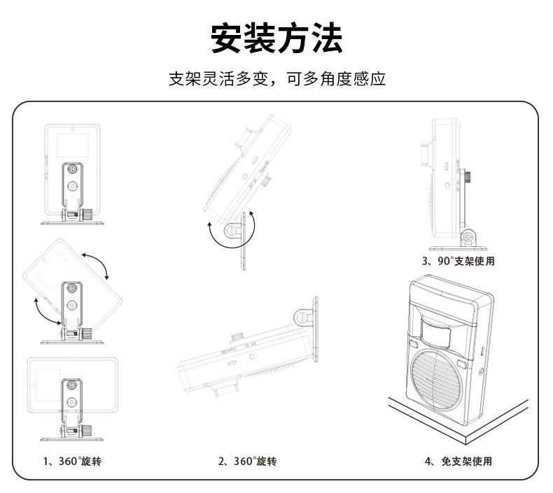 人体红外感应语音提示器