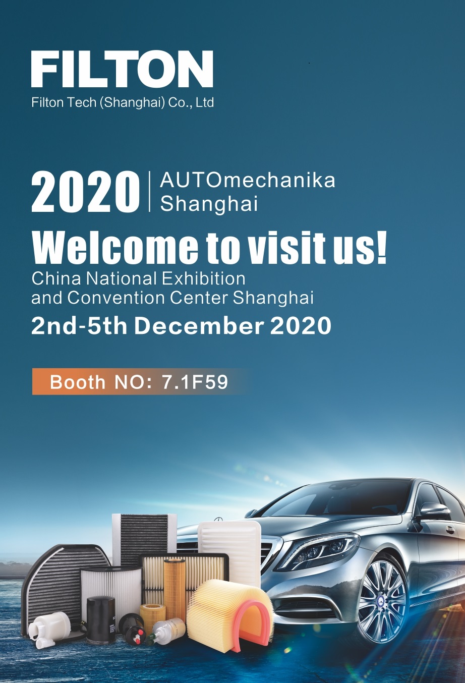 Filton Tech Invites you to Automechanika 2020( Shanghai)