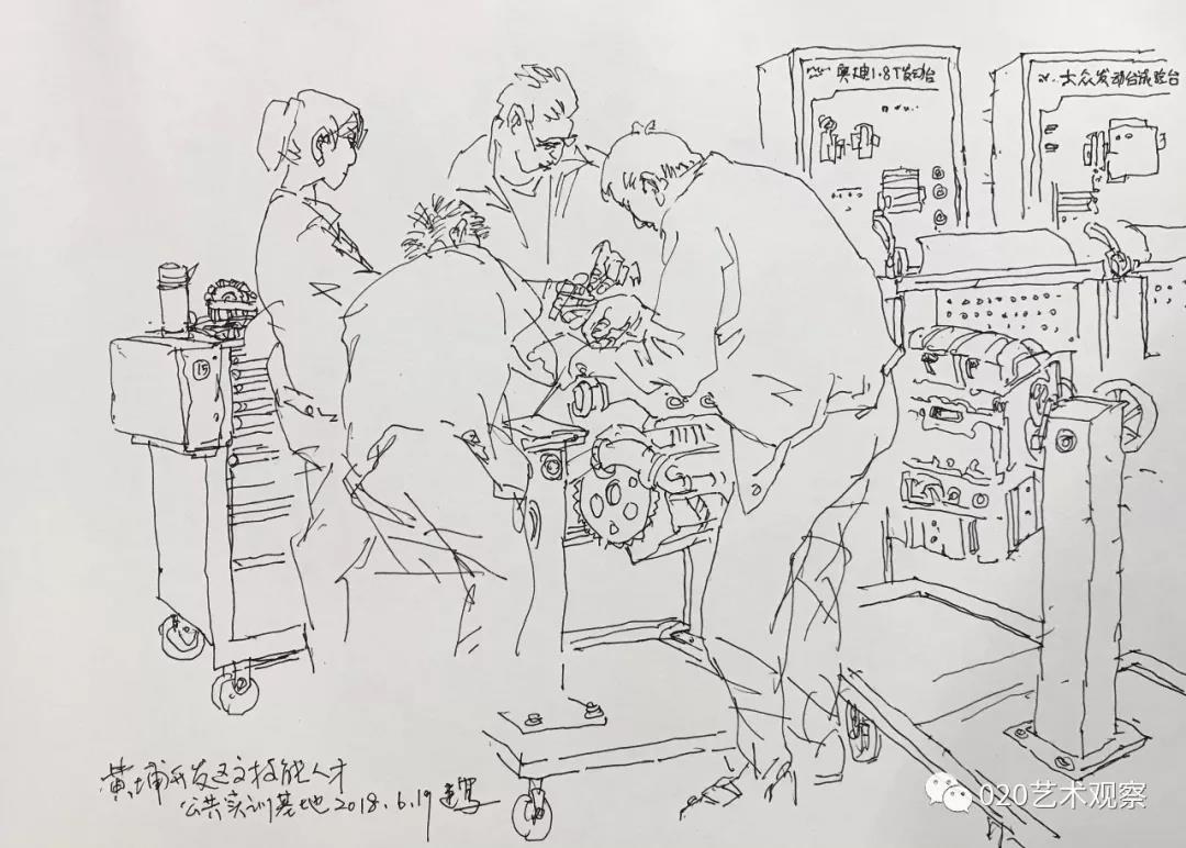 时代•生活——第四届广州速写作品展入选名单︱速写走进黄埔,了解时代高科技 时代•生活——第四届广州速写作品展入选名单︱速写走进黄埔,了解时代高科技