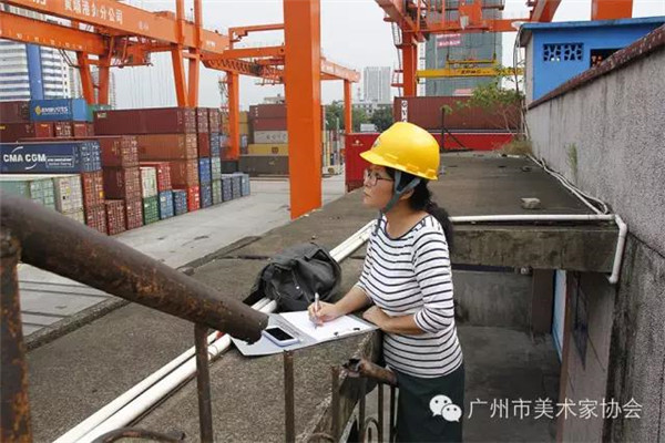 【广州市美协】2015年广州市美协人物画艺委会画家走进广州港采风写生 【广州市美协】2015年广州市美协人物画艺委会画家走进广州港采风写生