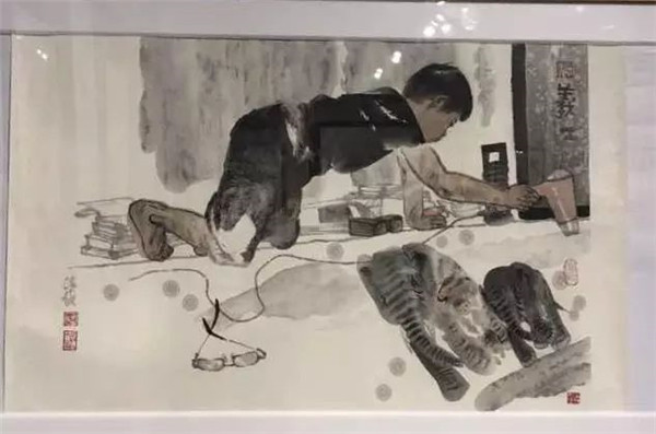 陈永忠院长参展广州人物画十二人邀请展 陈永忠院长参展广州人物画十二人邀请展