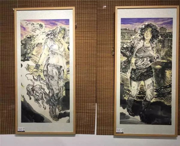 陈永忠院长参展广州人物画十二人邀请展 陈永忠院长参展广州人物画十二人邀请展