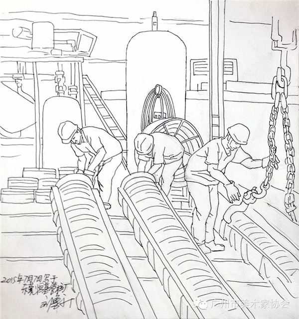 进民企 体民情——陈永忠院长参加广州市美术家协会人物画艺委会画家采风写生活动 进民企 体民情——陈永忠院长参加广州市美术家协会人物画艺委会画家采风写生活动