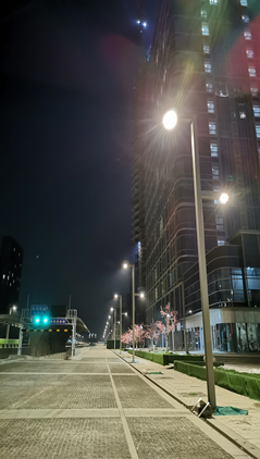 北京市通州区运河商务区二期北区支路智慧灯杆案例