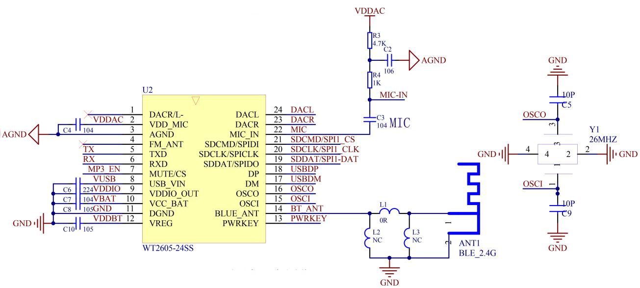 WT2605音频录音蓝牙芯片