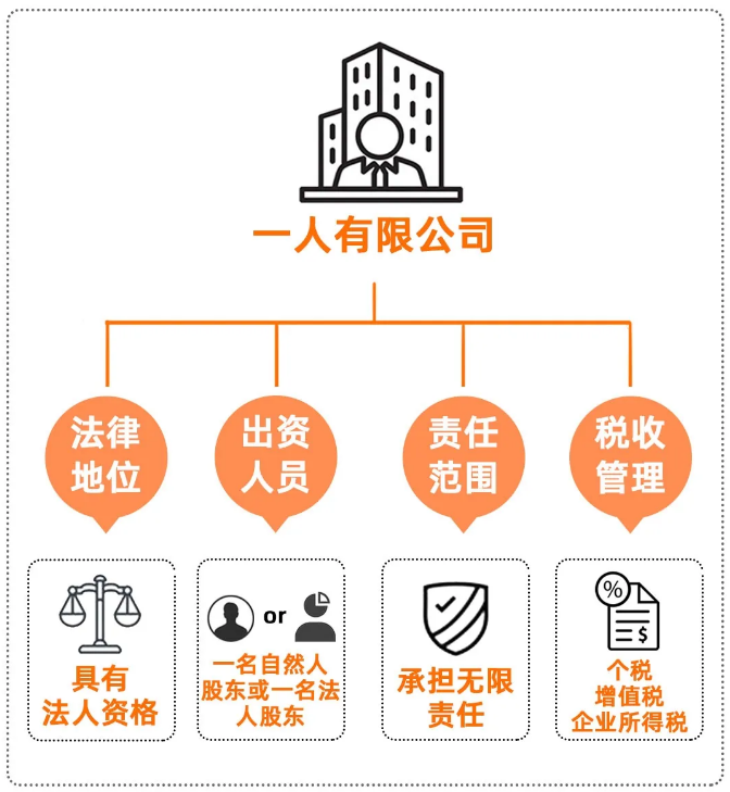 个体户、个独企业、一人公司的纳税区别 个体户、个独企业、一人公司的纳税区别