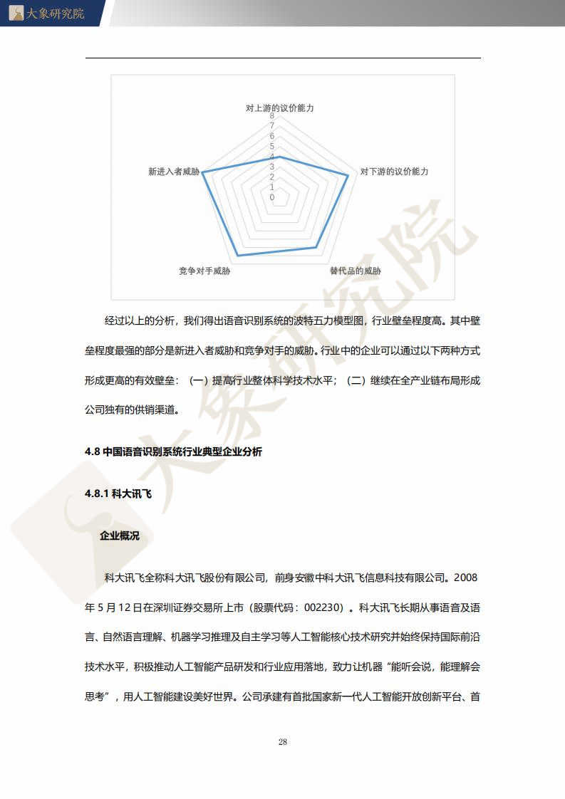 【大象研究院】2021年中國語音識別系統(tǒng)行業(yè)概覽