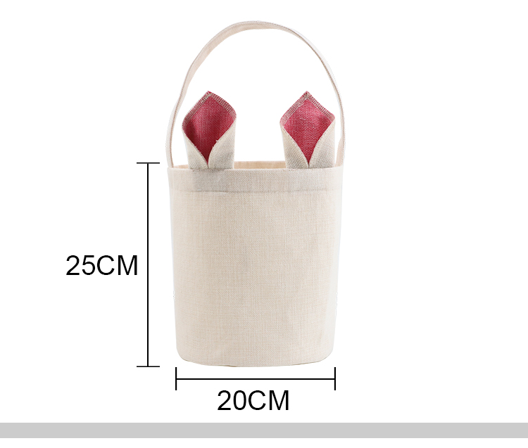 Linen Easter Basket Linen Easter Basket