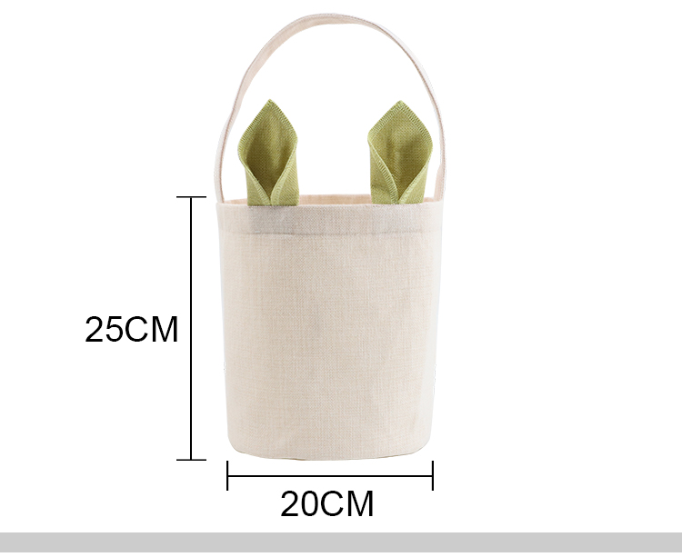 Linen Easter Basket Linen Easter Basket