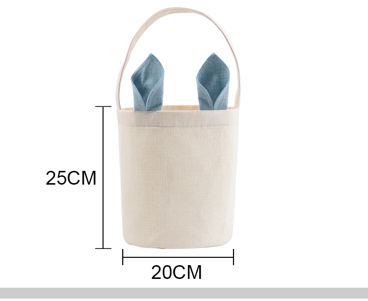 Linen Easter Basket Linen Easter Basket