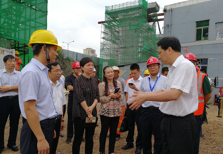 区委主要领导现场调研指导龙华建设治水提质及“三防”相关工作