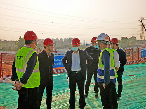 公司主要领导带队对重点建设项目开展岁末年初安全检查工作
