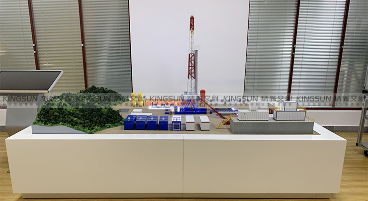 物联网井场沙盘模型