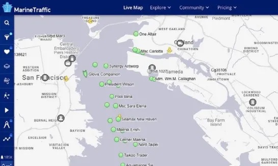 美西港口拥堵蔓延，奥克兰港船舶也排起长龙