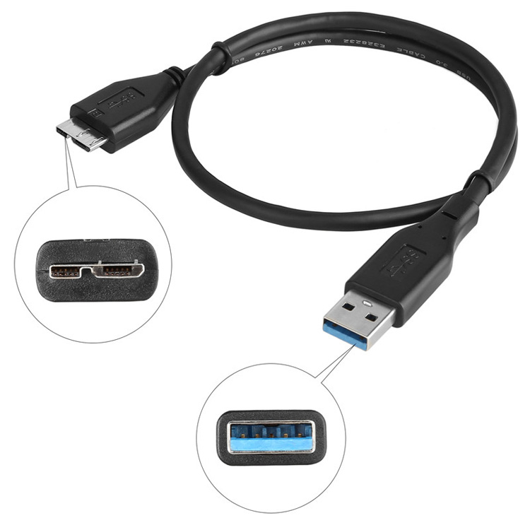 0.5米原装移动硬盘线USB3.0 