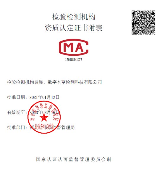 河北省中药材质量检验检测研究中心有限公司顺利获批