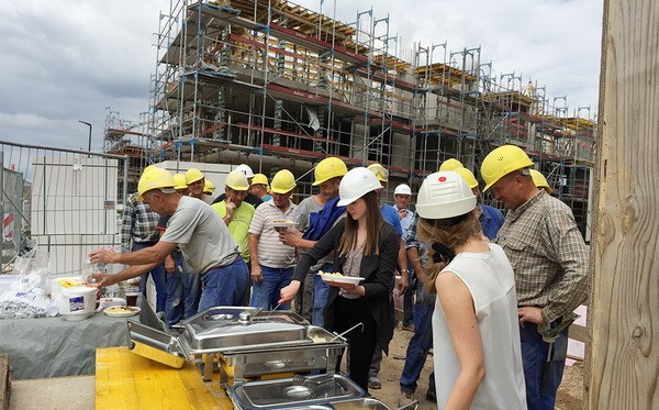 Weekly Free Lunch at Heidelberg Village Construction Site