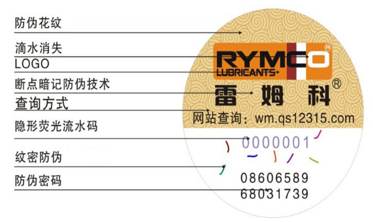 滴水消失防伪技术