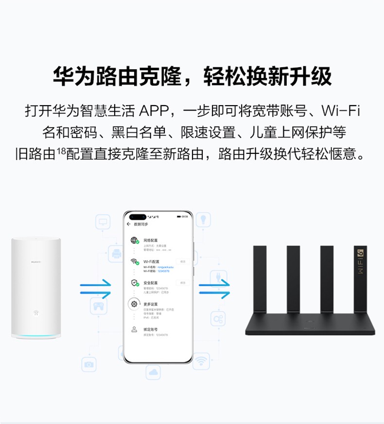 华为路由器AX3家用无线wifi6全千兆双频高速穿墙王wifi