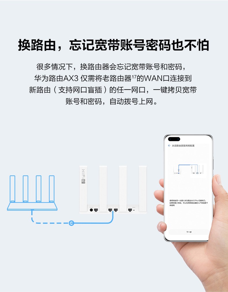 华为路由器AX3家用无线wifi6全千兆双频高速穿墙王wifi