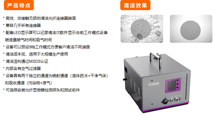 CLE-MAC-0X 台式光纤端面清洁器