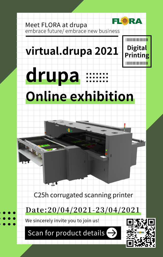 Meet FLORA at Virtual.Drupa Show from 20 to 23 April 2021！