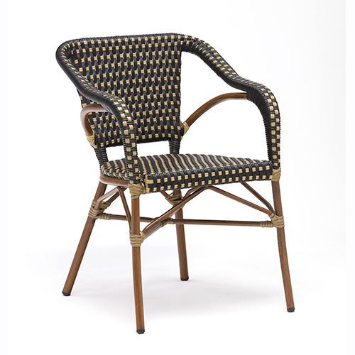 French style rattan bistro chair / Французский стиль ротанг бистро стул