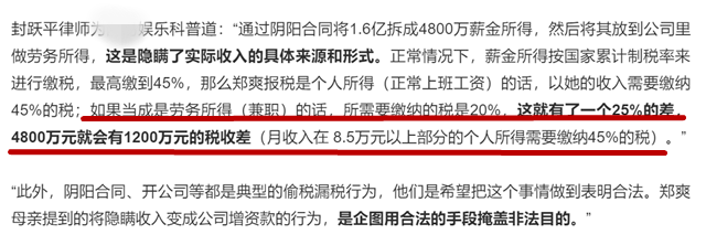 央視熱評：涉嫌偷逃稅被調(diào)查，誰簽訂“陰陽合同”誰就該涼涼