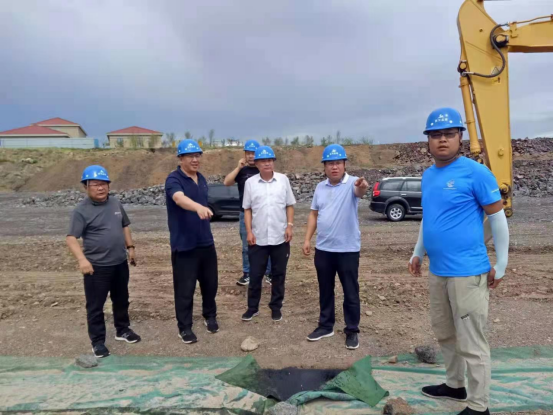 公司领导到赤峰市林西东台子水库工程监理部检查指导工作