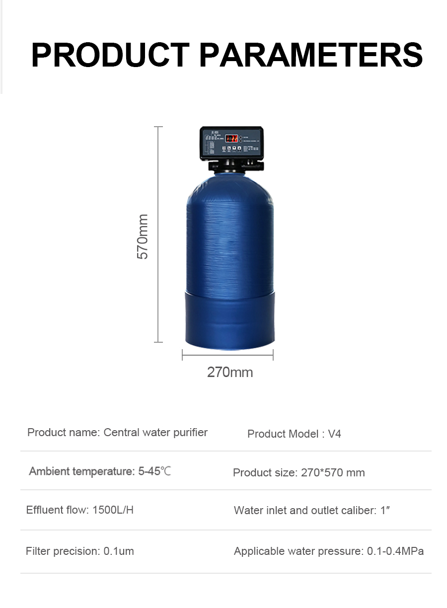 Central water purifier