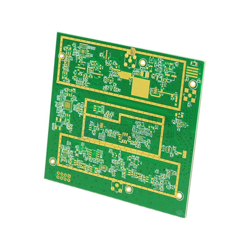 6层ROGERS+FR4混合介质PCB电路板