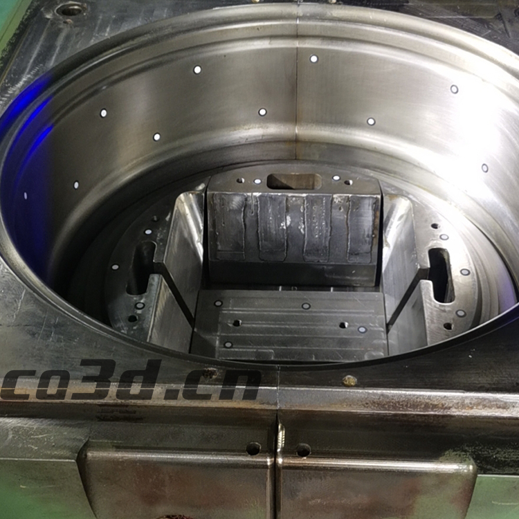 Three-dimensional inspection of wheel mold