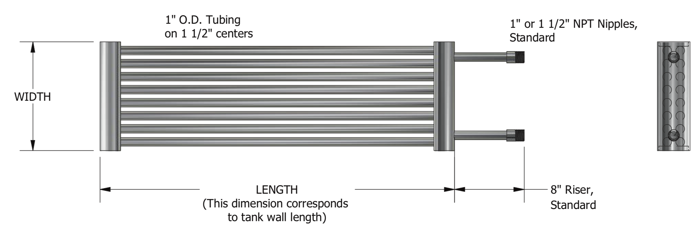 IMMERSION HEAT EXCHANGERS