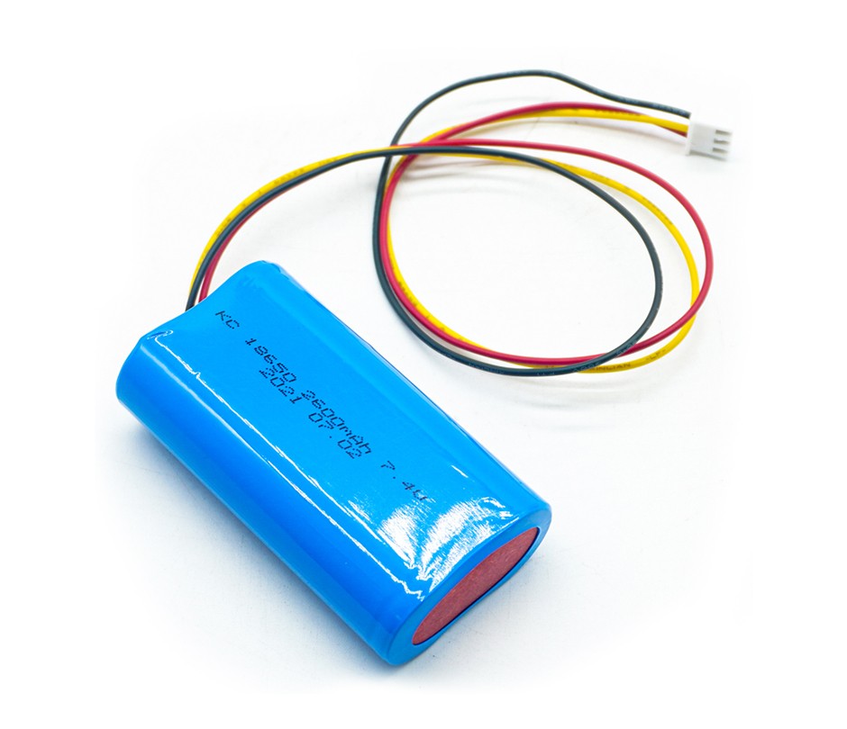 18650 lithium battery pack 7.4V fascia gun rechargeable battery 2600MAH high rate power battery