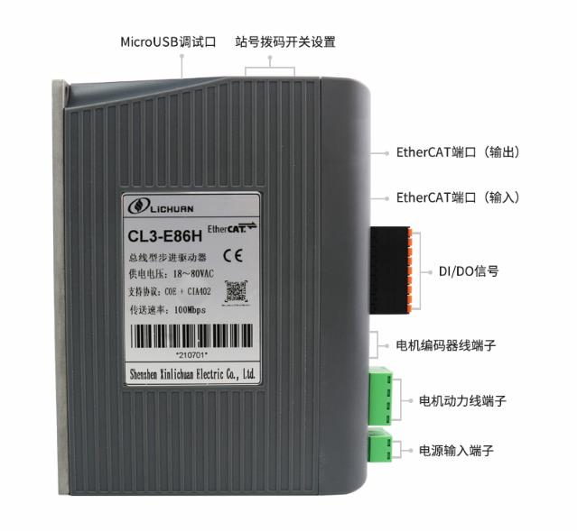 CL3-E86H  总线式闭环步进驱动器