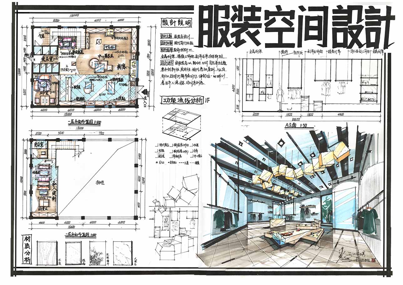 室内设计快题班