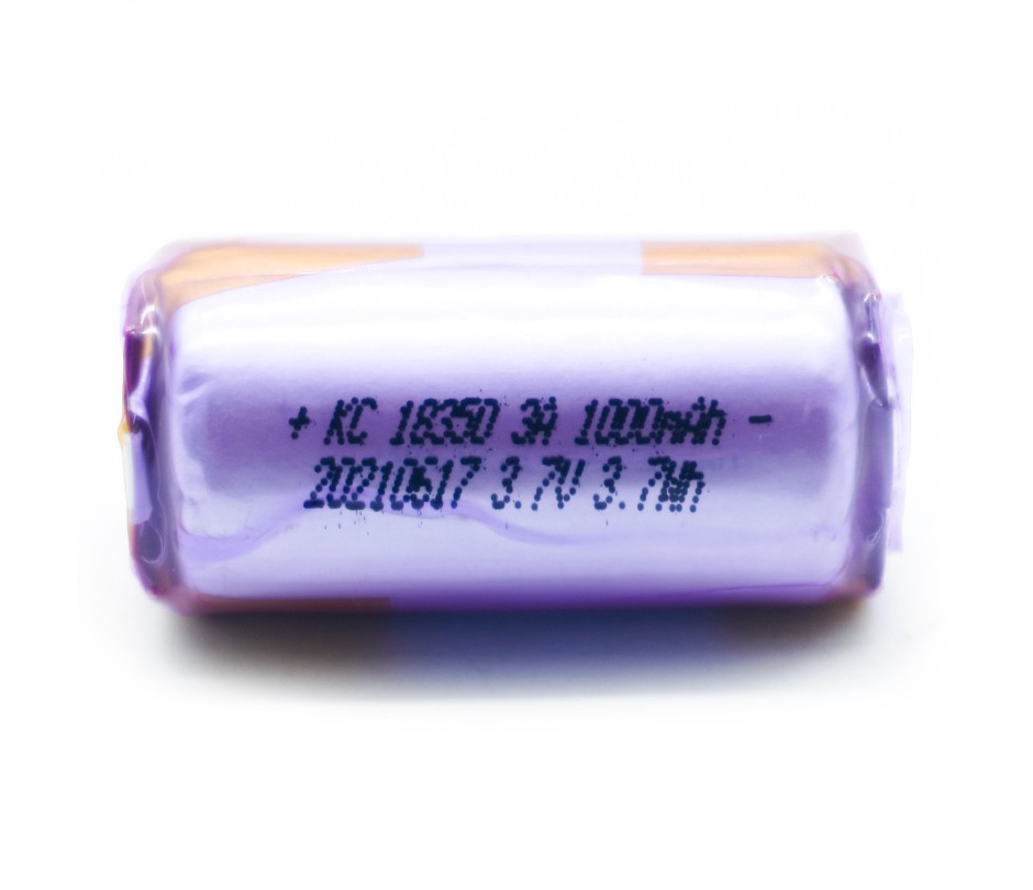 3.7V聚合物锂电池18350 电动牙刷电池电子烟电芯