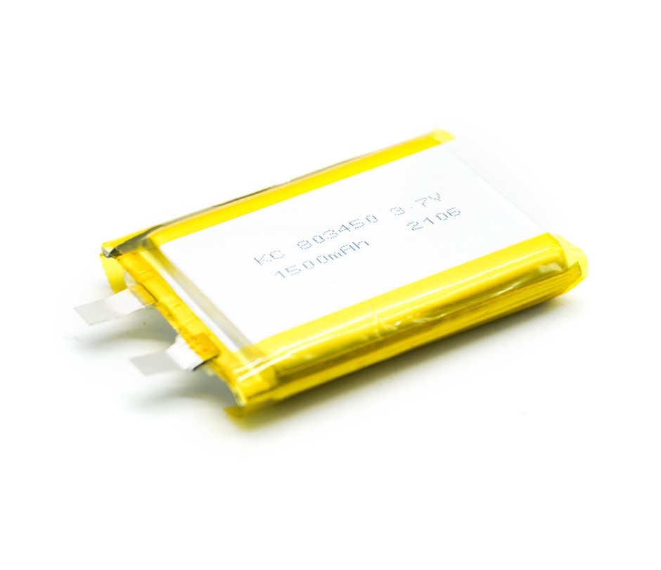 3.7v 1000mah 803450 polymer lithium battery