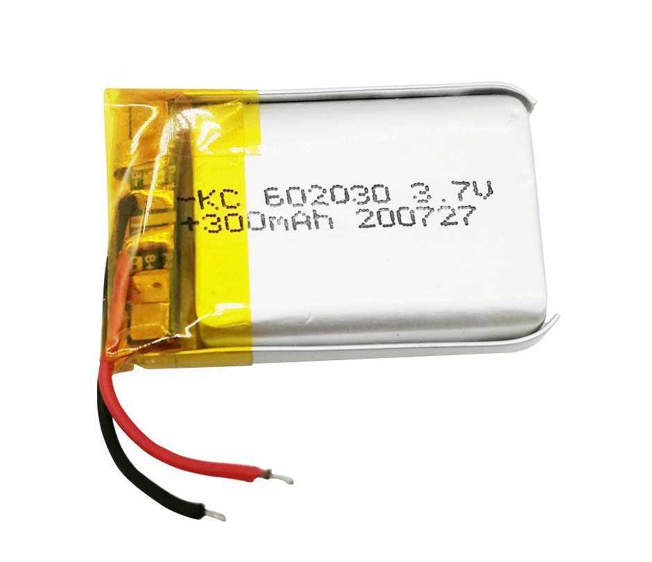 300mah 602030 polymer lithium battery 3.7V electronic photo frame battery Bluetooth speaker battery Smart door lock battery 