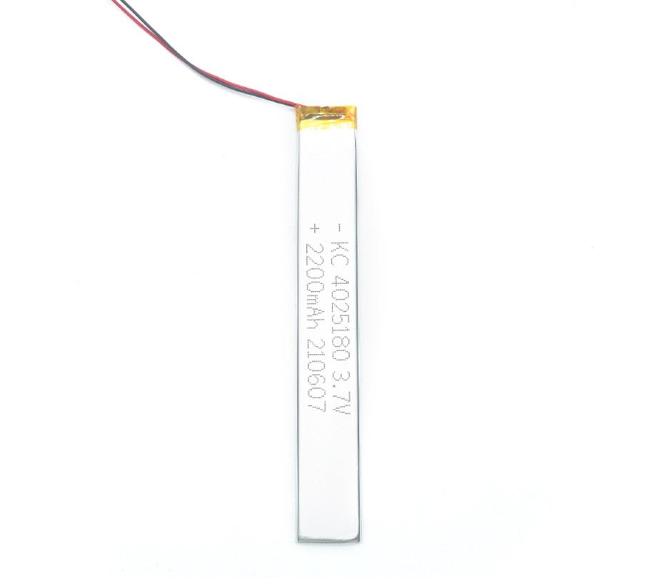LED light cabinet light strip battery 4025180 polymer lithium battery