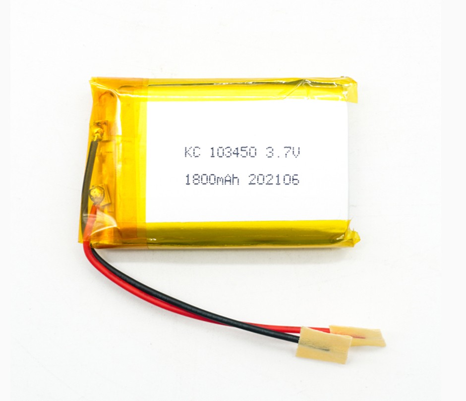 103450 Power polymer lithium battery 3.7V 1800mah children's toy early education machine rechargeable battery